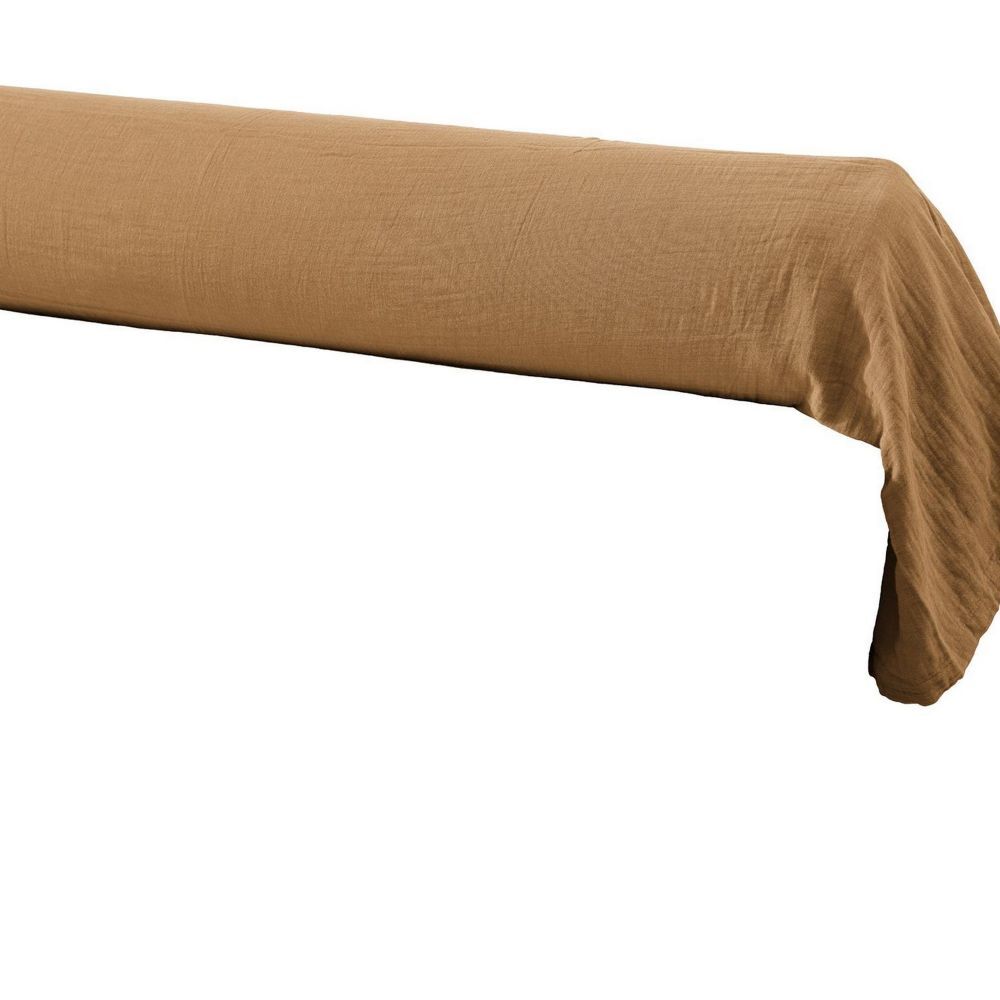 Taie de traversin en gaze de coton 85x185 thermorégulatrice Gaïa