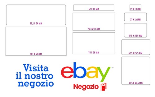 60 ETICHETTE ADESIVE BIANCHE PERSONALIZZATE BOLLINI COLLA PERMANENT 37,5X23,5MM - 第 2/4 張圖片