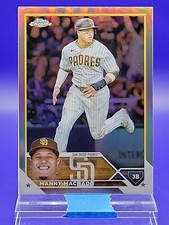 Manny Machado 2023 Topps Chrome Silver Refractor SP 🔥 Padres