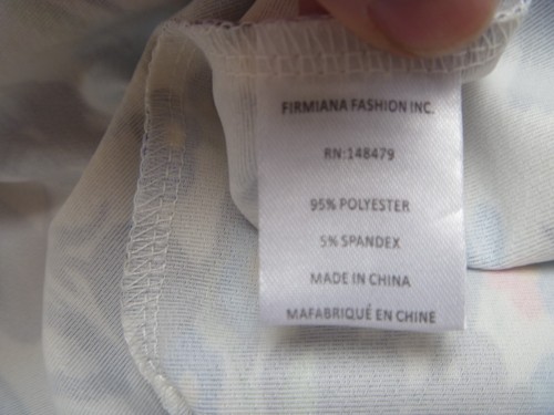 Lily Firmiana Blumenkleid Damen Größe 2XL weiß Schmetterlinge & Blumen NEU - Bild 9 von 9