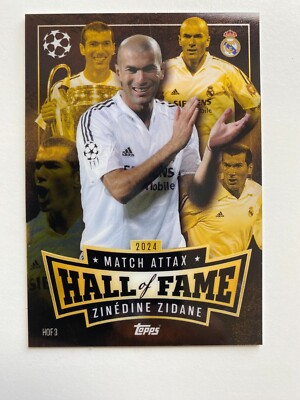 TOPPS MATCH ATTAX 2024-2025 24/25 ZINEDINE ZIDANE HALL OF