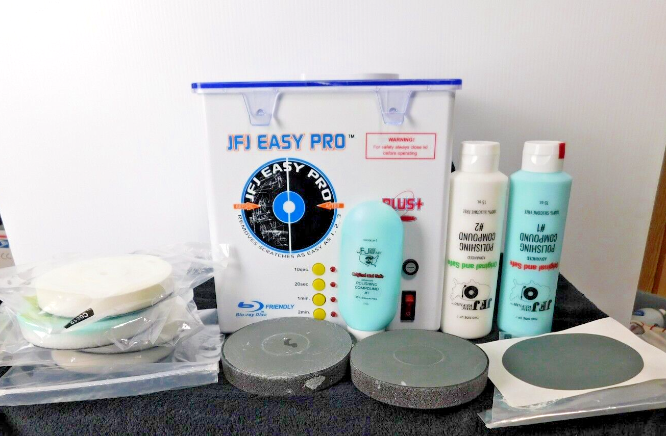 JFJ Easy Pro Plus Universal Disc Video CD/DVD BluRay Repair Machine