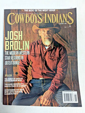 Cowboys & Indians Magazine Josh Brolin Native Art May/June 2024 Western Ads