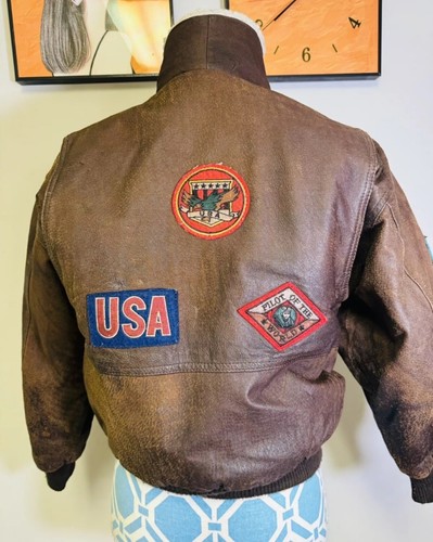 Vintage Flight Jacket Climate Control Rare Coat size Medium - Picture 2 of 7
