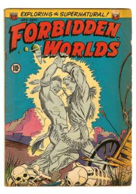 FORBIDDEN WORLDS #9 3.5 // CLASSIC ATOMIC WARFARE STORY GOLDEN AGE 1952