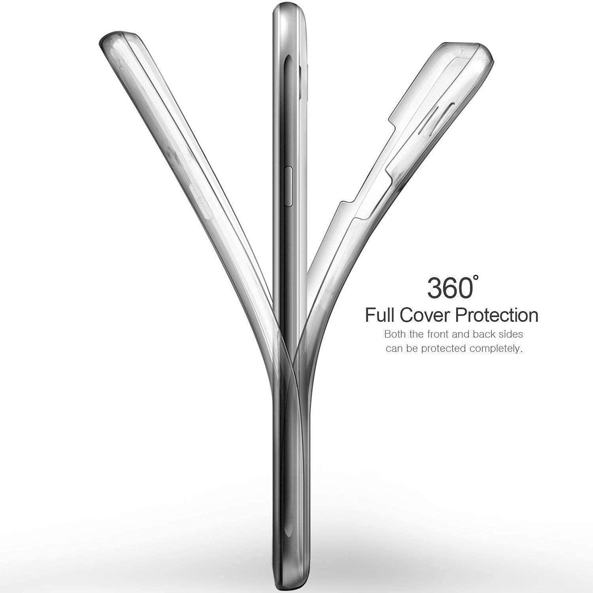 Cadorabo Custodia 360° Trasparente Per Oppo Find X5 Pro - Protezione Integrale Anteriore E Posteriore