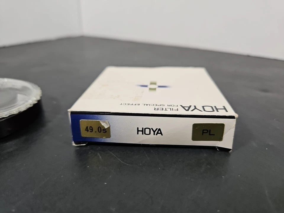 Vintage HOYA 49mm PL Filter Made in Japan With Box And Case See Pictures GUC - Image 4 of 4