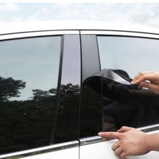 10pcs Glossy Black Pillar Posts Door Trim Cover For Mazda 6 Gh1 Sedan 2008-2012