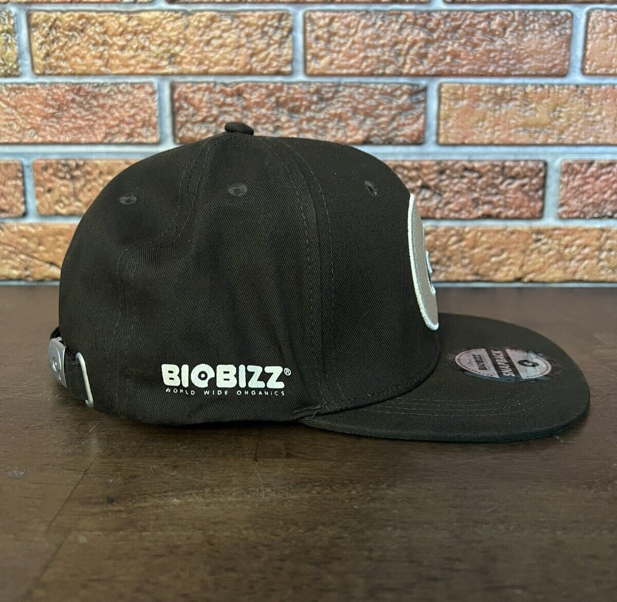 BIOBIZZ World Wide Organics Brown Adjustable Strap Back Flat Bill