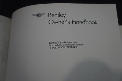 Owners Manual Booklet Guide OEM Bentley Mulsanne S 1988 | eBay