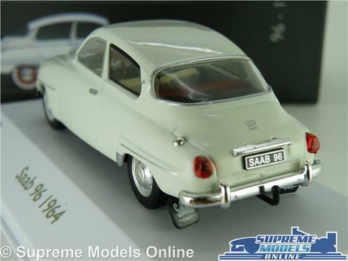SAAB 96 MODEL CAR MUSEUM WHITE 1964 1:43 SCALE IXO ATLAS 3898002 COLLECTION K8 - Picture 3 of 4