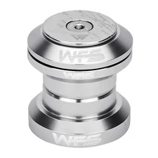 WFS NV.37 1-1/8 inch CNC Threadless MTB Road Headset with Top Cap , Silver