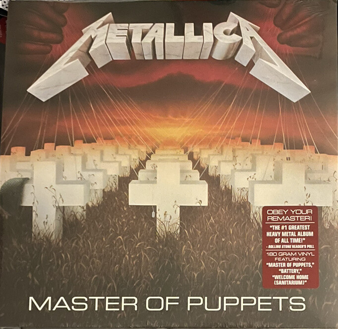 METALLICA Master of Puppets LP NEW Cliff Burton Remastered Agents Of Misfortune