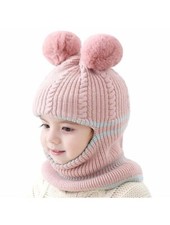 Kids Balaclava Beanie.  PINK COLOR 