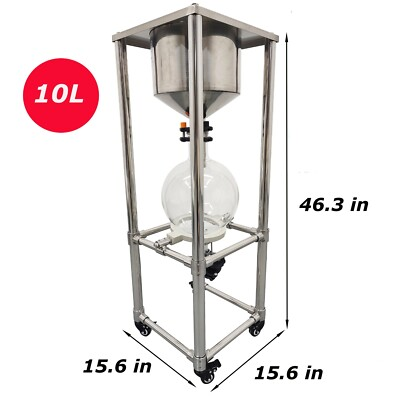 #ad USED Vacuum Filter Lab Buchner Funnel Glass Caliber Negative Pressure Filter $474.32