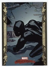 BLACK PANTHER 2007 Marvel Masterpieces Gold Foil Border Parallel #10