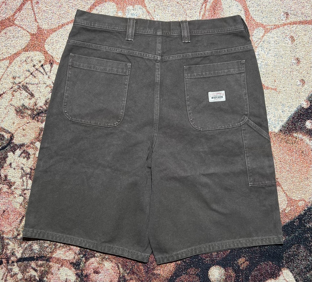 パンツ Stussy WASHED CANVAS WORK SHORT 34 Stussy Work Short Washed Canvas Brown Size 34 Brand New | eBay