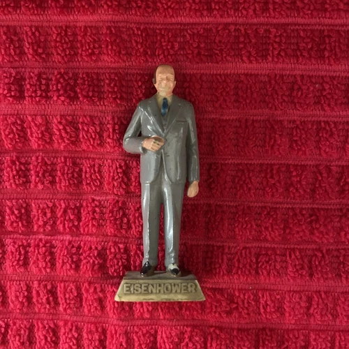 PRESIDENT Dwight D Eisenhower Vintage 1960s Marx Presidents 2.5" Figure