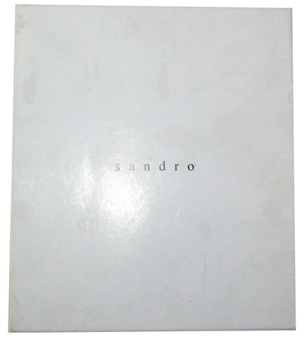 SANDRO - BASKETS SNEAKERS MODÈLE AMANDINE CUIR NOIR & GRIS 40 - EX. ETAT + BOITE - Picture 6 of 7