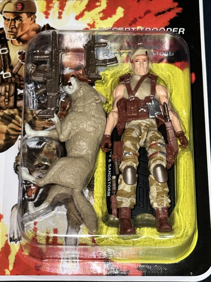 FIGURAS GI JOE DUSTY & SANDSTORM & DREADNOK KAOS HASBRO Clube Exclusivo Com Correio - Imagem 3 de 4