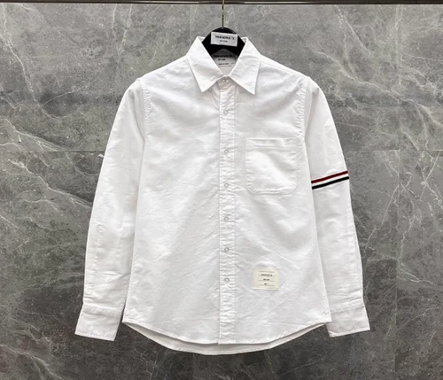 Thom Browne Langarmshirt mit Revers Herren und Damenmode Shirt - Bild 30 von 40