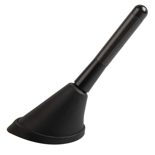 TRD Real Carbon Fiber Topper Antenna BLACK Aluminum Stubby 3" Inch AM/FM - Picture 4 of 5