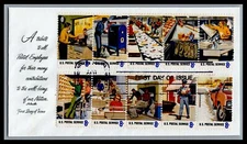 US FDC # 1489-1498 8c Postal People  Artmaster  1973, 9M228