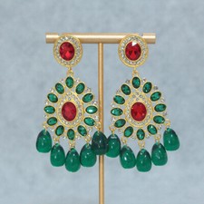 Medieval Fashion Retro Pearl Tassel Long Earrings Elegant Elegant Style Earrings