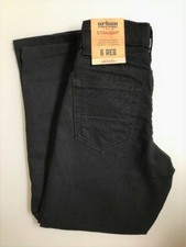 Boy's Urban Pipeline Black Jeans Straight Size 6, 10, 12, 14 Reg, Slim, or Husky