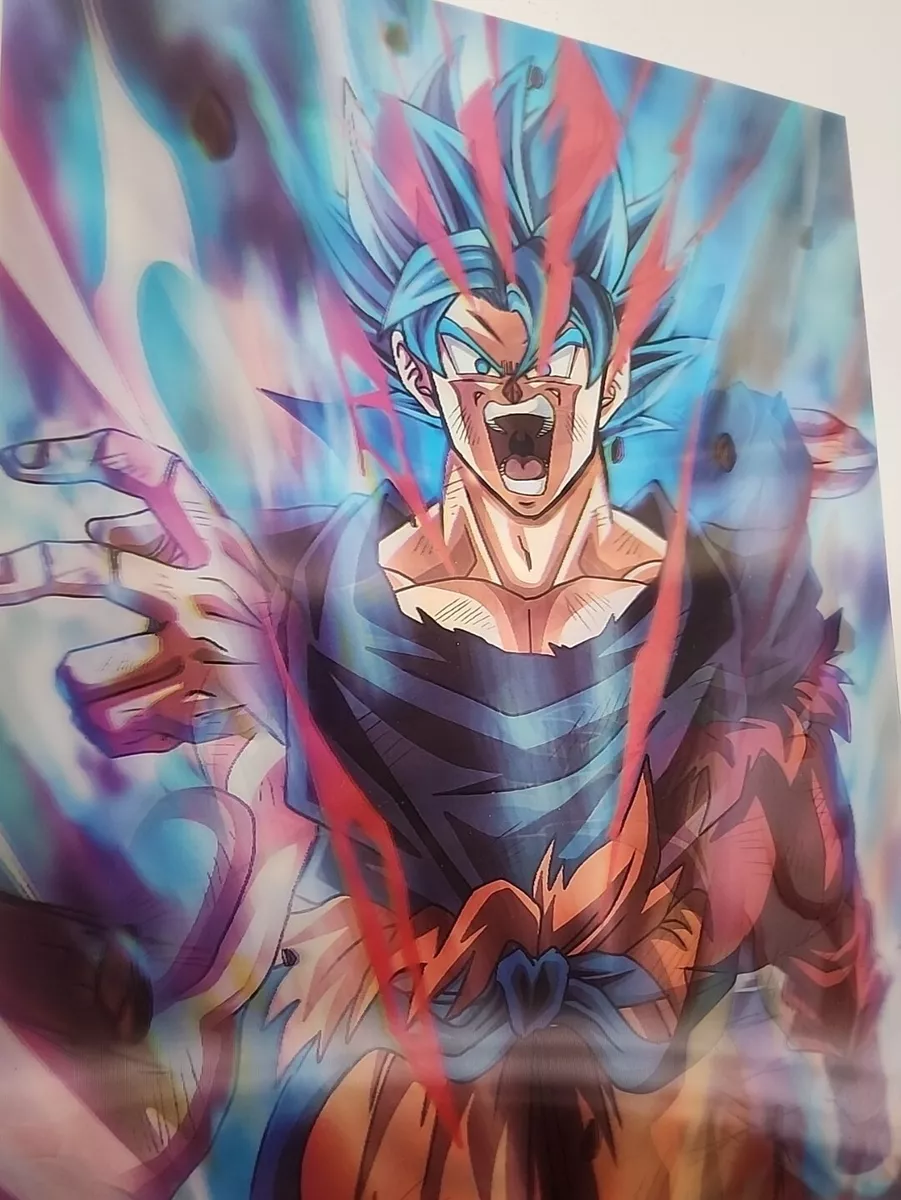 Dragon Ball Super Goku 3D Lenticular Wall Art Poster With Frame