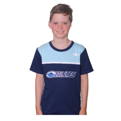 NZ Super Rugby Auckland Blues Supporter T-Shirt KIDS Sizes 3-10 yrs **SALE** Australia