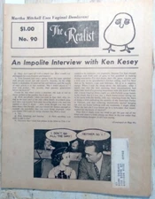 May-June 1971 Realist Magazine Vietnam Ken Kesey Interview Shirley Temple