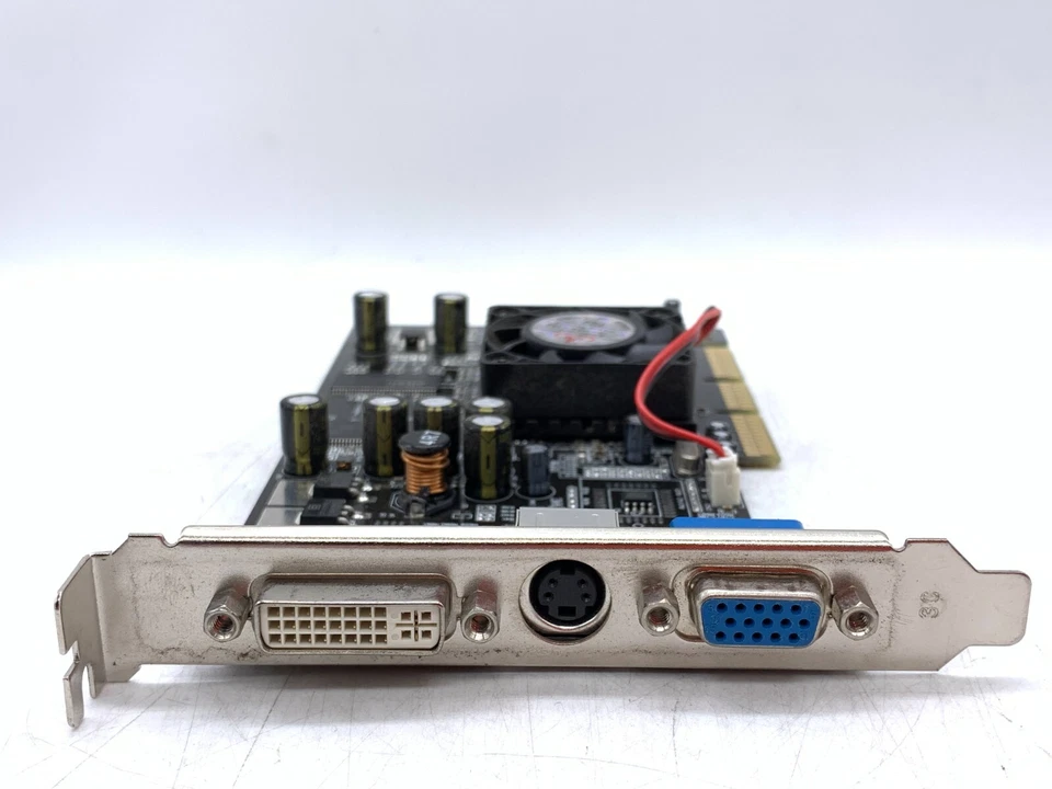 Vintage GeForce FX 5200 256MB DDR AGP S-Video VGA Graphics Card - Bad Fan - Image 2 of 4