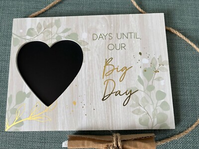 HOCHZEIT COUNTDOWN LIEBE KREIDETAFEL Tage bis zu unserer Hochzeit schätzen die Zeit