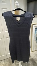 Pink Rose Gray Sweater Dress Juniors M