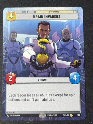 Star Wars Unlimited - x3 Brain Invaders Hyperspace 515