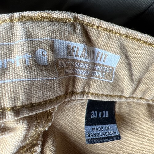 Carhartt Relaxed Fit Rugged Flex Mens Pants 30x30 Brown BN2802-M - Picture 19 of 21