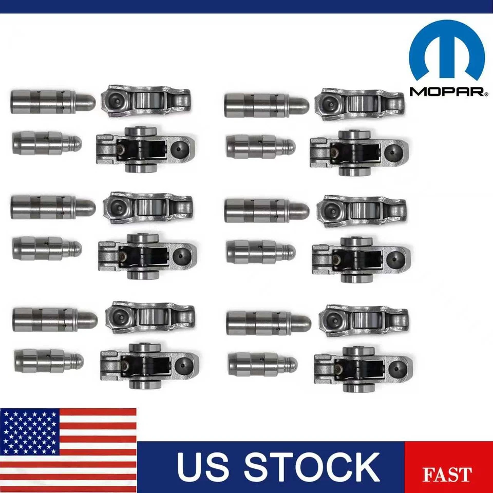 Jeep Chrysler Dodge Ram 3.6L 16-24 Intake & Exhaust Lifters Rocker Arms 6Set OEM - Image 3 of 4