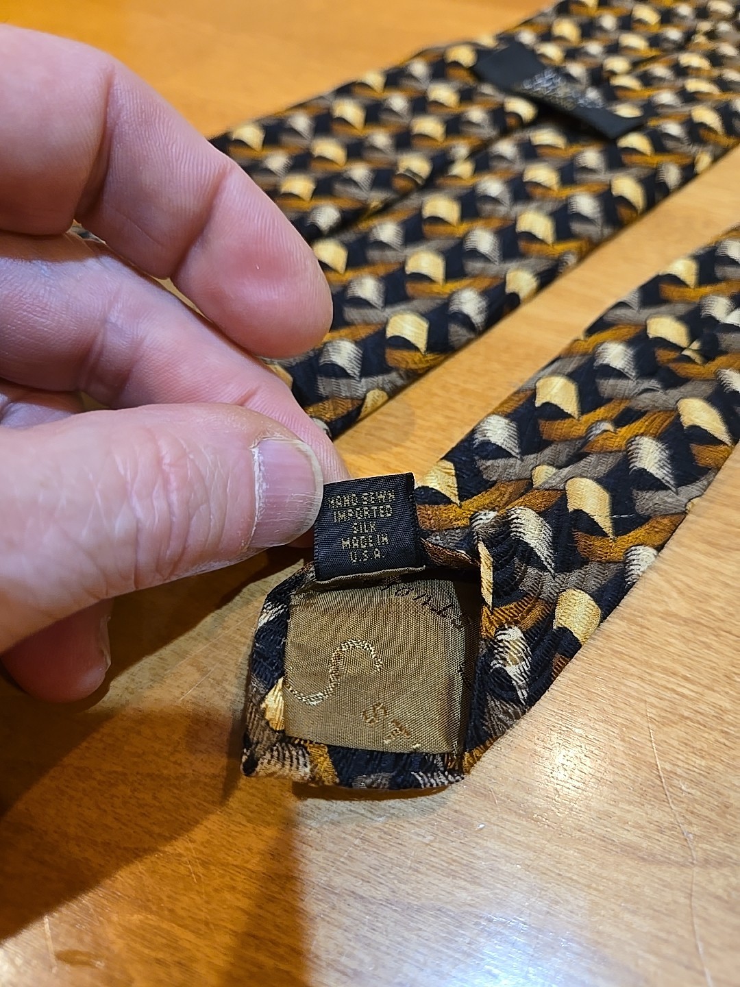 Robert Talbott Studio Extra Long Silk Necktie Mad… - image 7