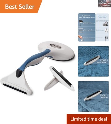 Ultimate Fabric Shaver with Built-In Lint Brush - Travel-Friendly Design