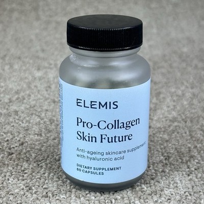 Elemis Pro Collagen Skin Future 60 Capsules Anti- Aging With Hyalurionic Acid