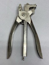 Vintage NEVA-CLOG Hand Held STAPLER Bridgeport Conn. WORKS Great