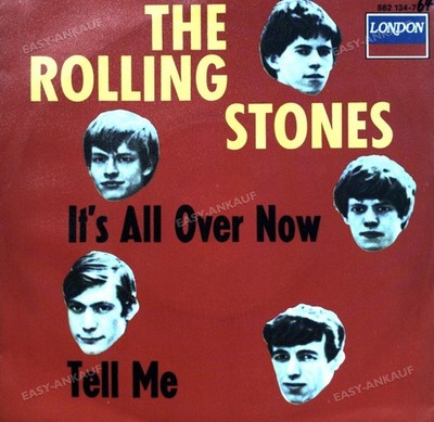 The Rolling Stones - It's All Over Now / Tell Me Germany 7'' 1989 (VG+) '