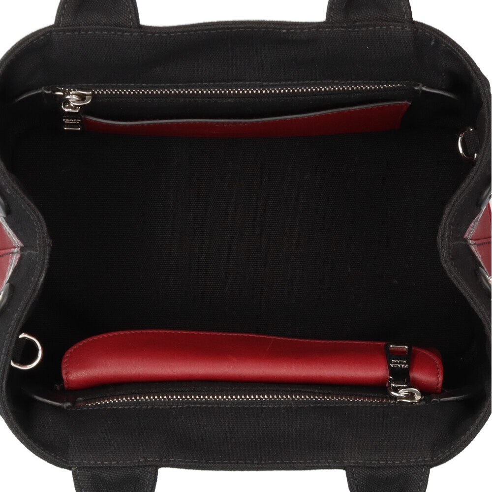 Prada Canapa Tote SS Shoulder Bag Canvas 1BG439 Multicolor Ladies PRADA Used fro thumbnail 6