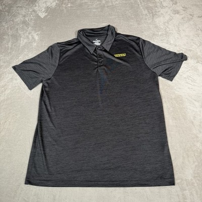 Oregon Ducks Polo Shirt Mens Extra Large Gray NCAA Football Fanatics Performance