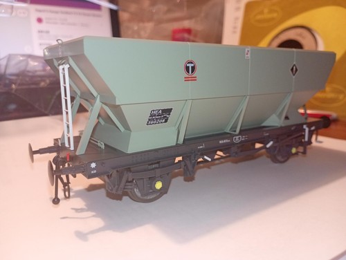 O Gauge Dapol 7F-047-007 HEA Coal Hopper 360208 In Transrail Grey Livery | Condition: New