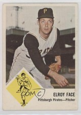 1963 Fleer Roy Face El #57 7ut