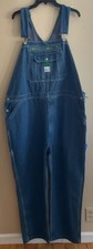 Liberty Bib Overalls Men  s 46 X 30 Brand New With Tags Light Blue Denim