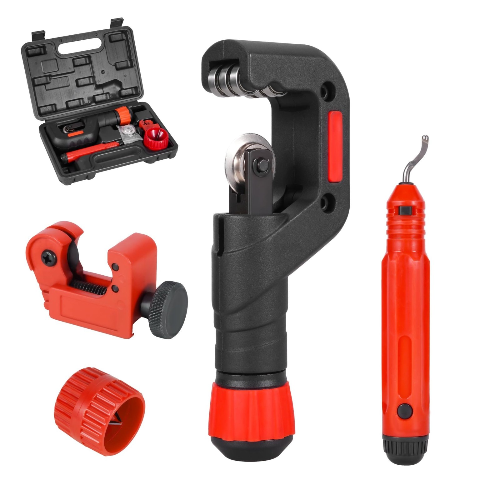 Tagliatubi Acciaio e Rame 3-50mm - Kit Professionale con Alesatore