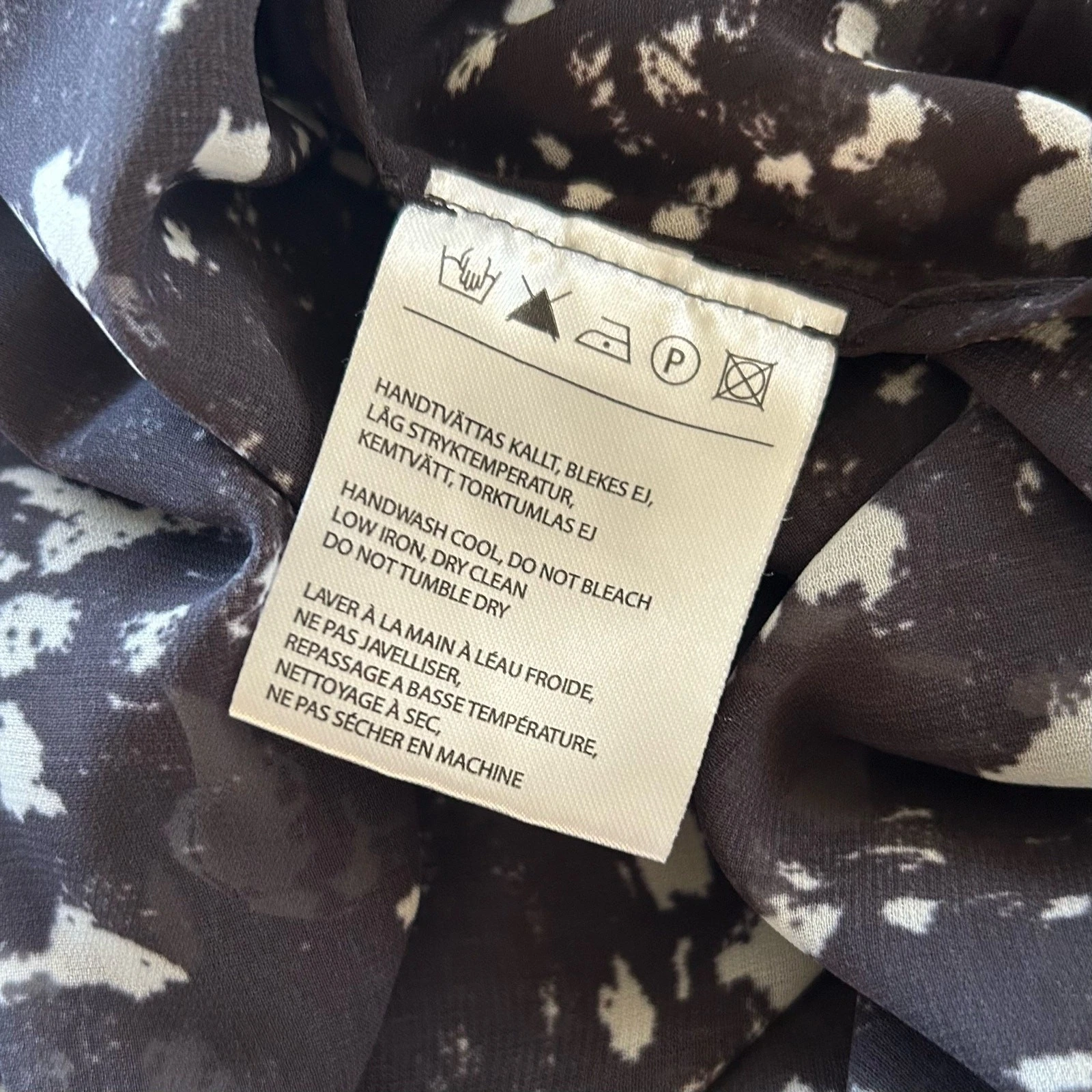 ACNE STUDIOS Abito Acne Primavera Estate Ruffle Strati Relaxed Nero Astratto Asimmetria TG S 36